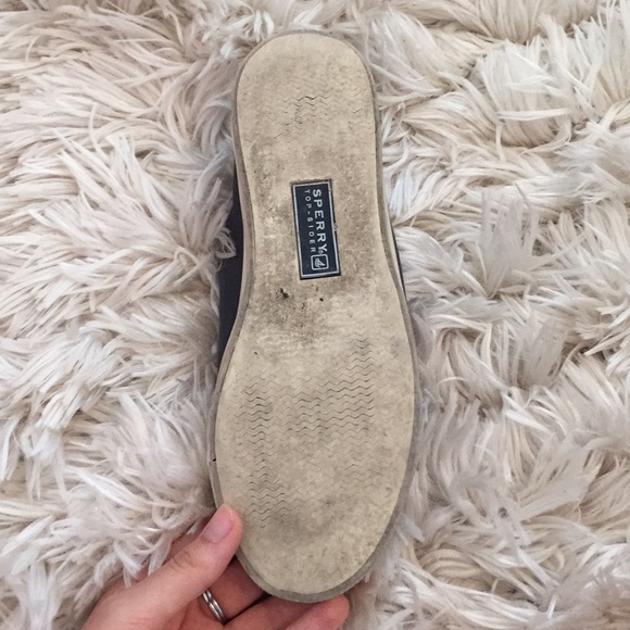 Navy Blue Sperrys - Picture 4 of 4